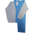 Pijama Aberto Cinza com Calça Azul 6 +R$ 69,00
